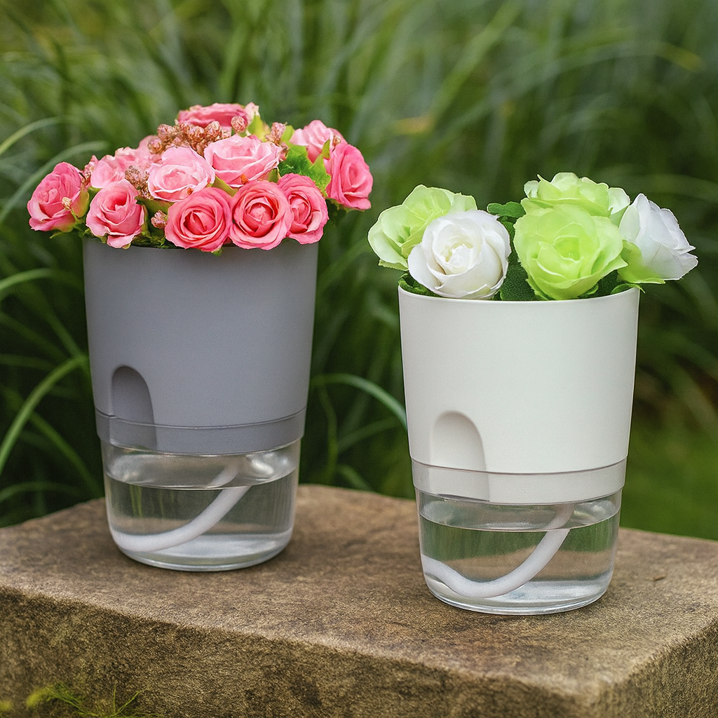 HydroNest™ 5-Piece Self-Watering Planter Set