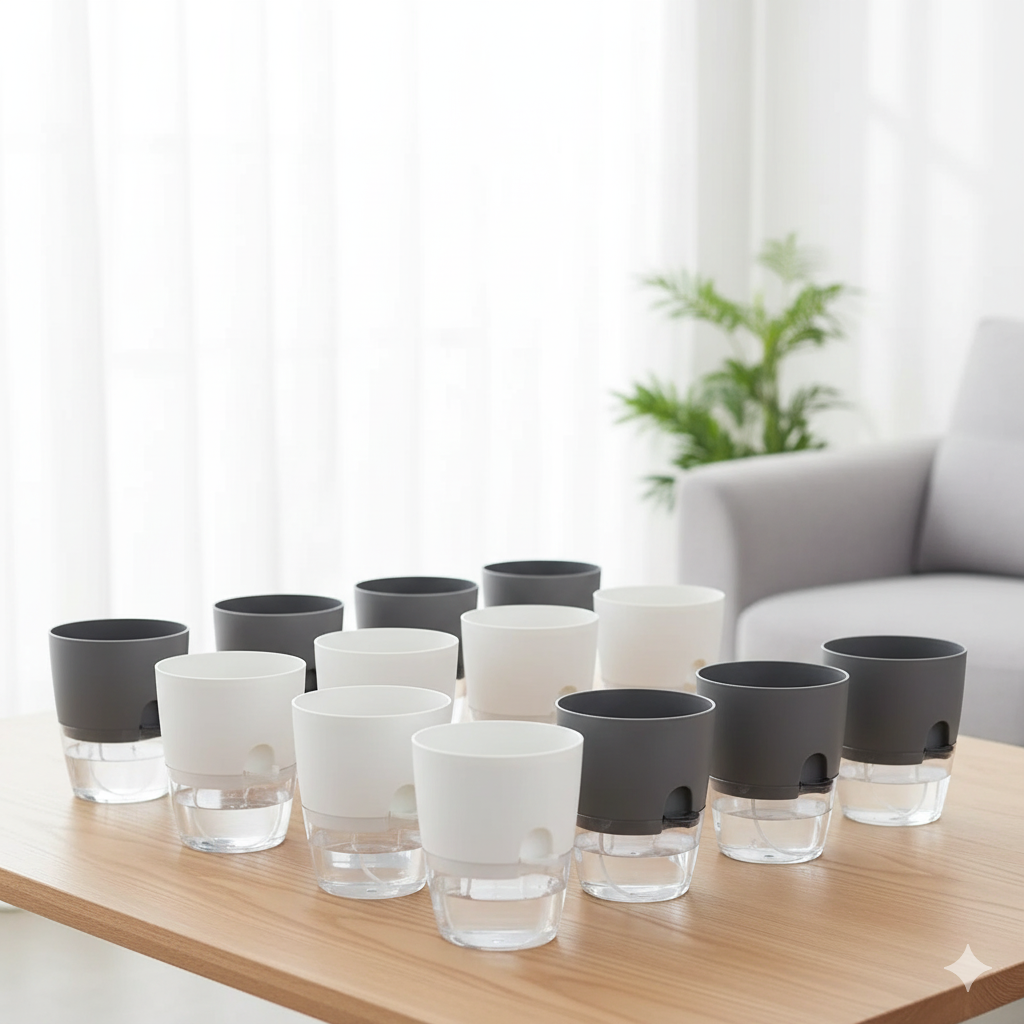 HydroNest™ 5-Piece Self-Watering Planter Set