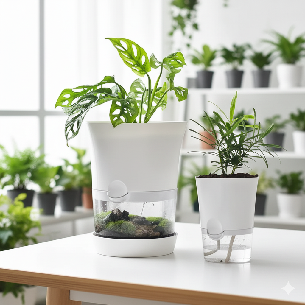 Hydroponic Pot with Water Reservoir