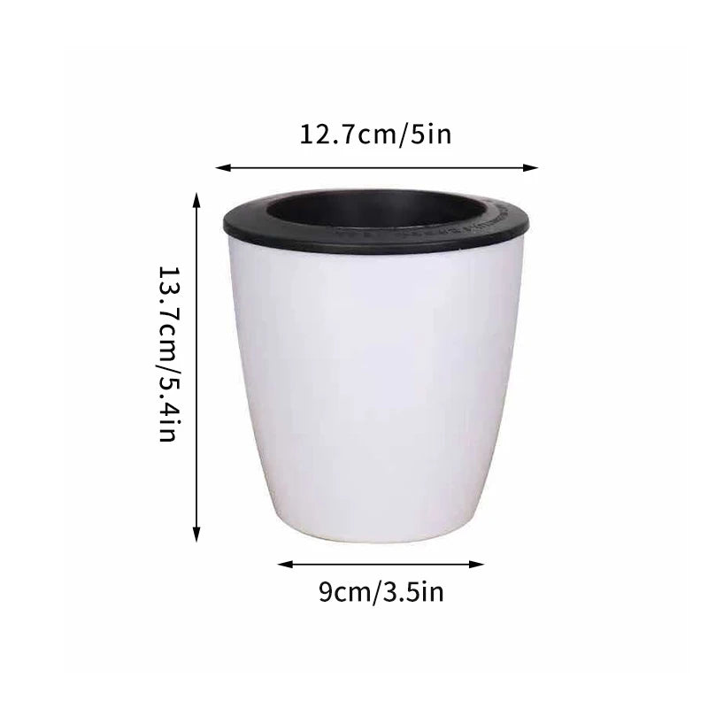 AquaHaus Mini™ Self-Watering Planter (White)