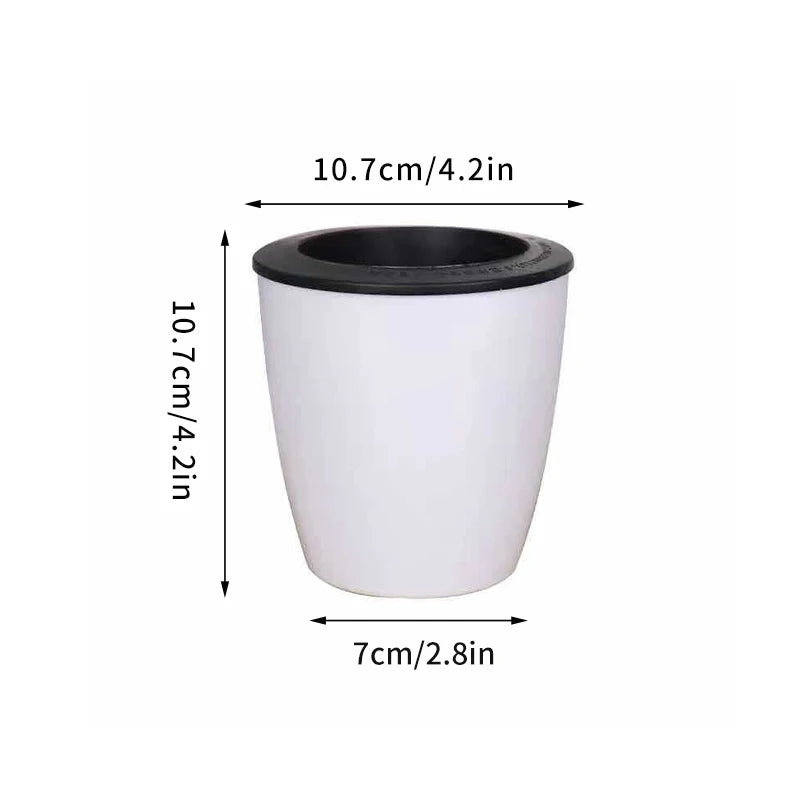 AquaHaus Mini™ Self-Watering Planter (White)