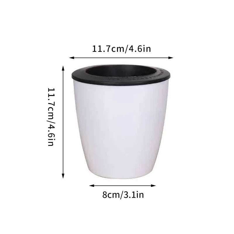 AquaHaus Mini™ Self-Watering Planter (White)