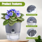 HydroNest™ 5-Piece Self-Watering Planter Set