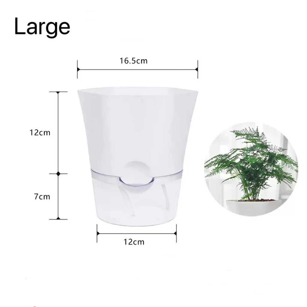 Hydroponic Pot with Water Reservoir
