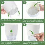 HydroNest™ 5-Piece Self-Watering Planter Set